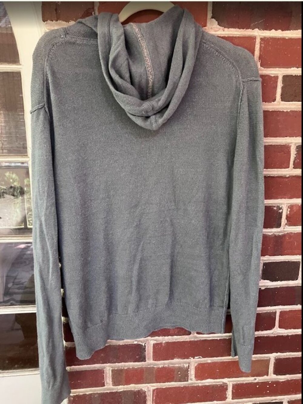 Vintage Banana Republic Performance Linen Pullover Hoodie - Picture 2 of 5
